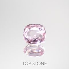 ピンクサファイア(宝石名ピンク・サファイア) マダガスカル/スリランカ産 0.32ct 識別済[210712558]3.8×3.8mm前後