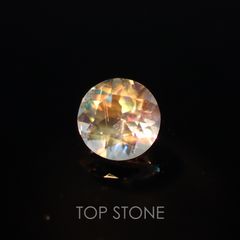 レインボームーンストーン(アンデシンラブラドライト) マダガスカル産 ルース 0.33ct[210310261]4.5×4.5mm前後