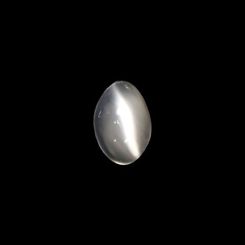 ムーンストーンキャッツアイ(宝石名ムーンストーン・キャッツアイ)インド産 識別済 0.36ct / 5.7x3.9mm前後 [220515790]