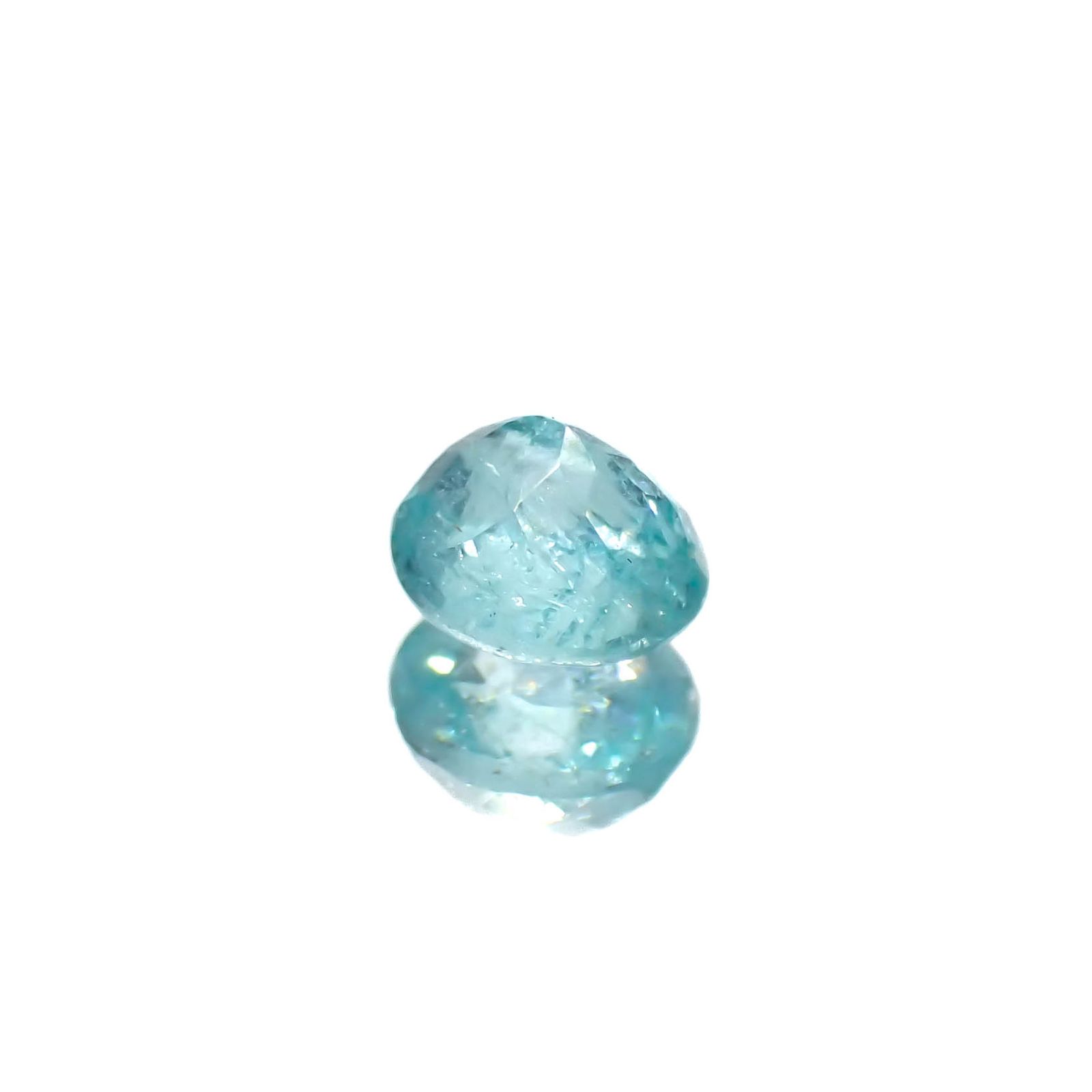 パライバトルマリン ブラジル・パライバ州バターリャ鉱山産 0.22ct[231225252]3.8x3.3mm前後