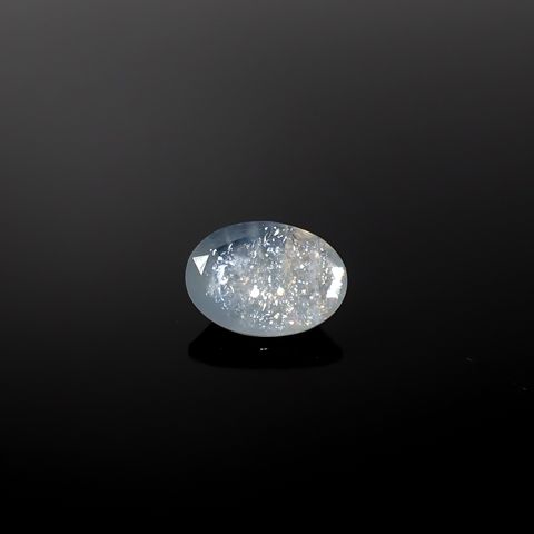 イリデッセンスアクアマリン ブラジル産 1.35ct [250730711]9.1x6.6mm前後