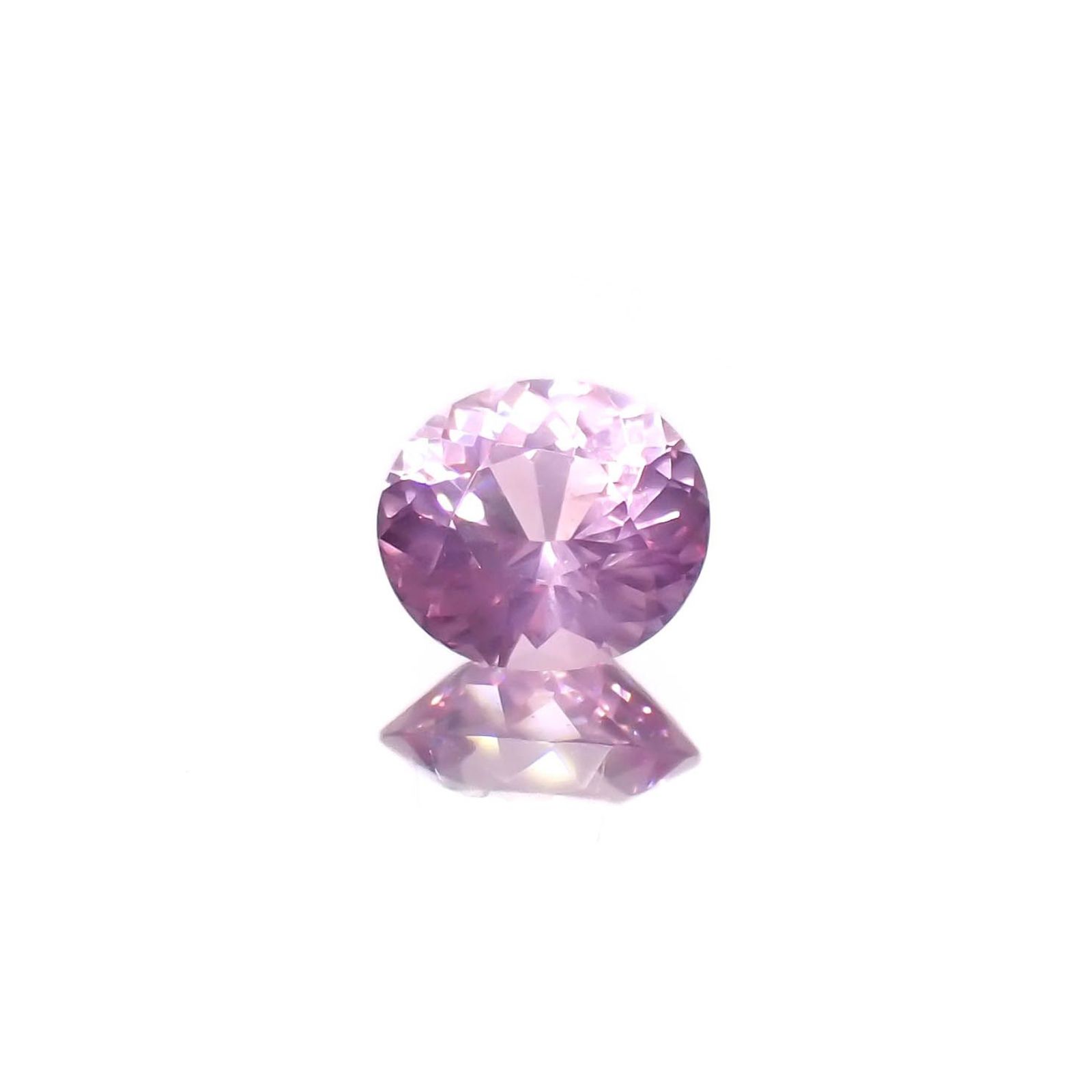 シルキーピンクサファイア 非加熱 ベトナム産 0.54ct / 5.3x4.7mm前後 [260822796]