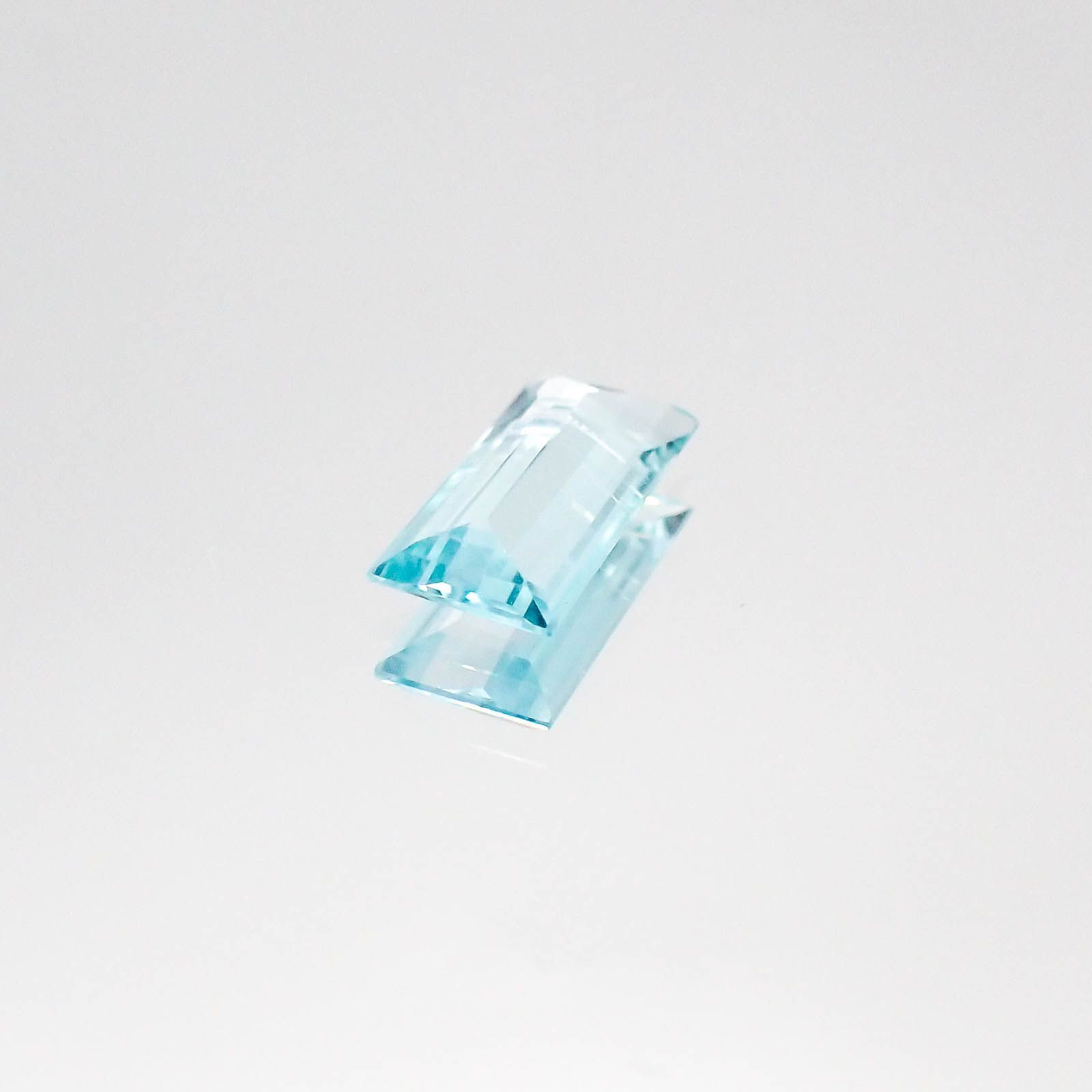 パライバトルマリン(宝石名トルマリン/別名パライバ・トルマリン)モザンビーク産 0.65ct 識別済[230522244]8.2x4.2mm前後