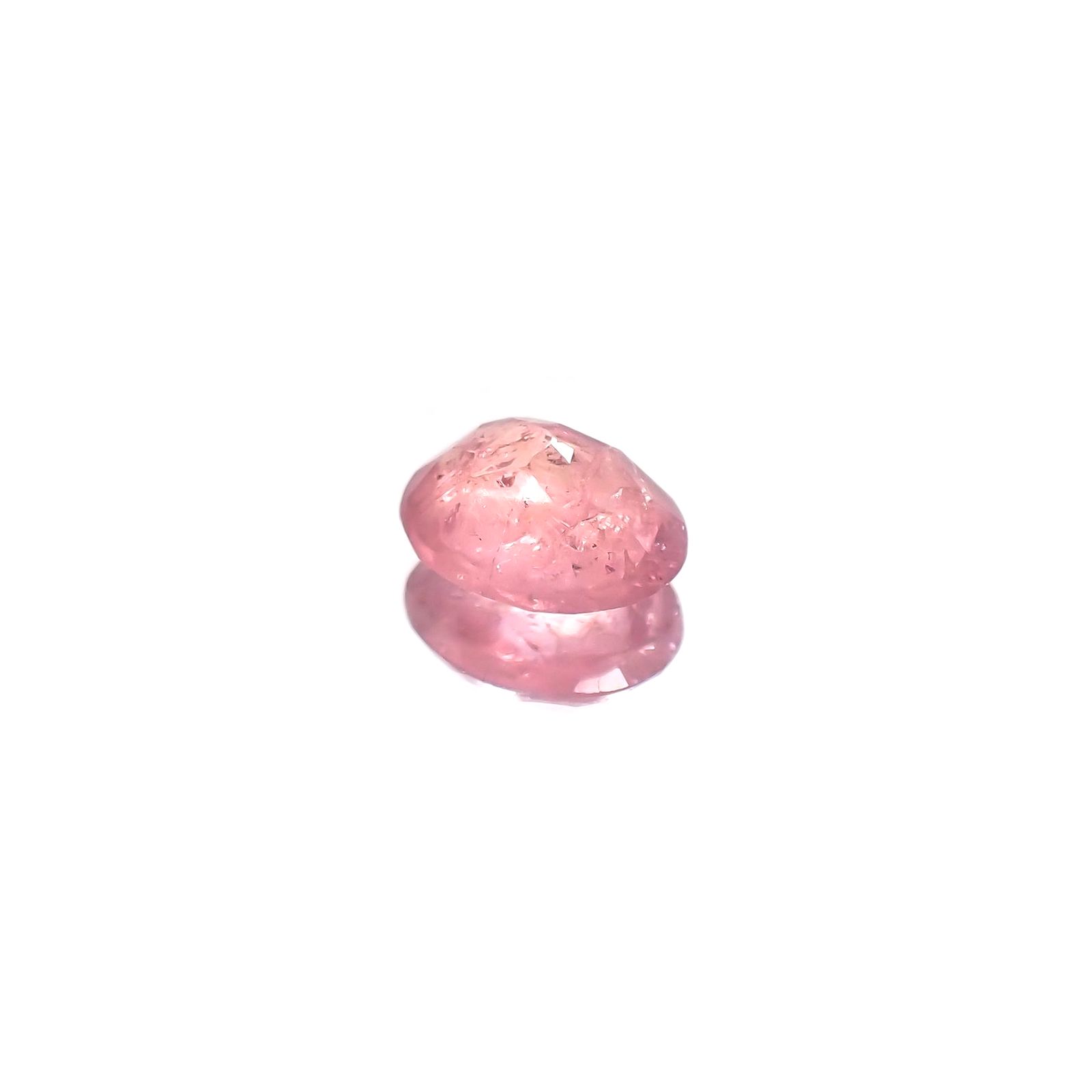 ペツォッタイト(ラズベリル)(宝石名ペツォッタイト) マダガスカル産 0.332ct ソ付(彩珠)[210711797]5.1×4.2mm前後