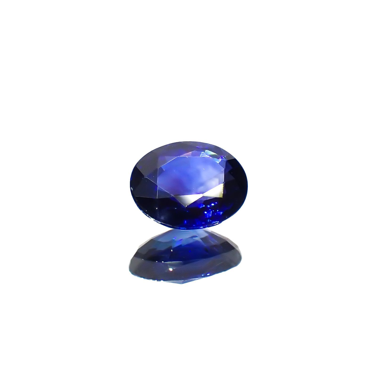 サファイア(宝石名サファイア)スリランカ/マダガスカル産 0.49ct 識別済[230120245]5.2x4.3mm前後