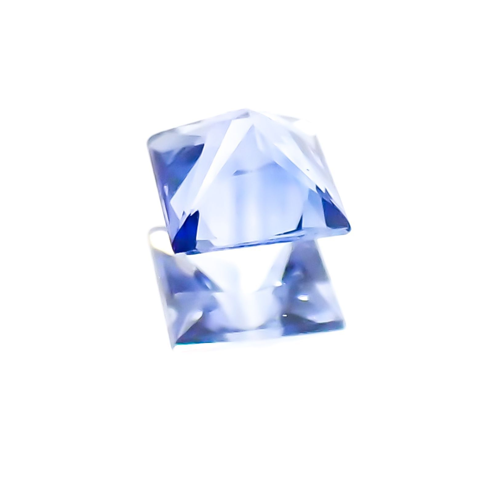 ◇プリンセスカット◇サファイア(宝石名サファイア) スリランカ産 0.14ct 識別済[20117894]2.7×2.7mm前後