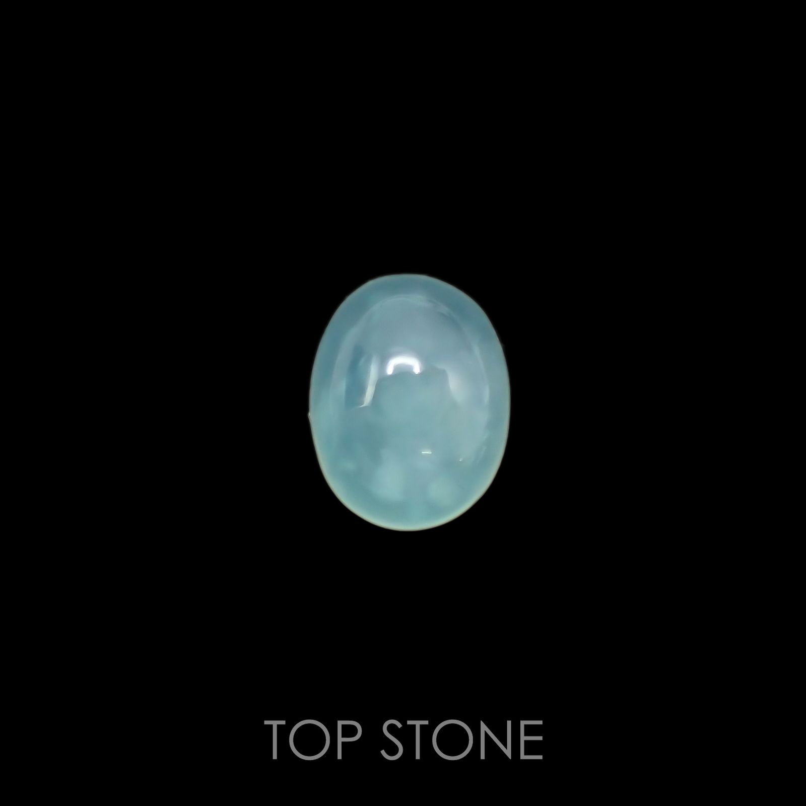 アクアプレーズ(宝石名ブルー グリーン・カルセドニー) 南アフリカ産 2.19ct 識別済[210912339]9×7.1mm前後