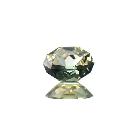 ◇カスタムカット◇バイカラーサファイア オーストラリア産 0.60ct / 6.3x4.4mm前後 [260817498]