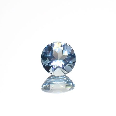 アクアマリン(宝石名アクアマリン)モザンビーク産 0.43ct 識別済[220817392]5x5mm前後