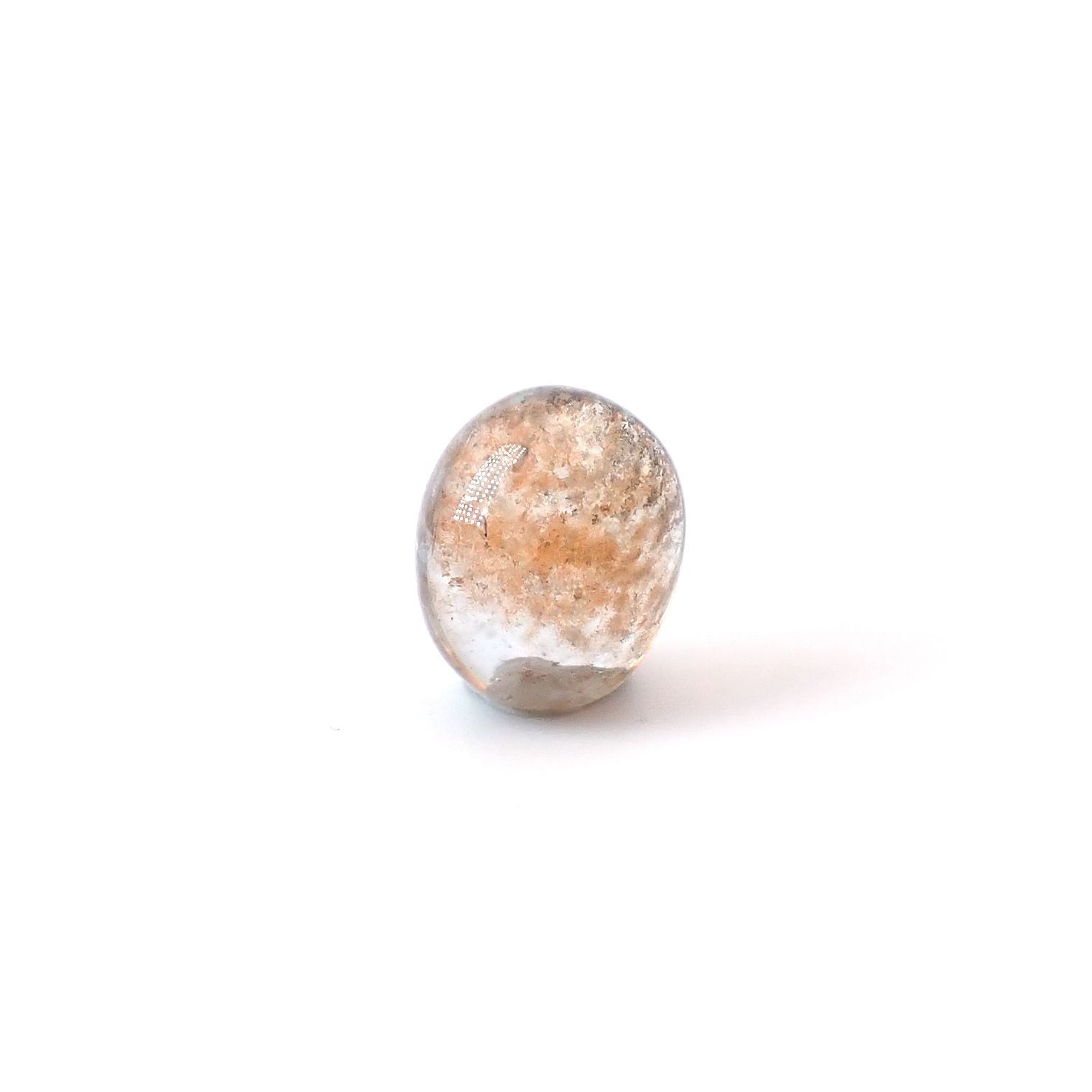 アベンチュリンアクアマリン ナイジェリア産 1.46ct / 7.7x6.4mm前後 [260919773]