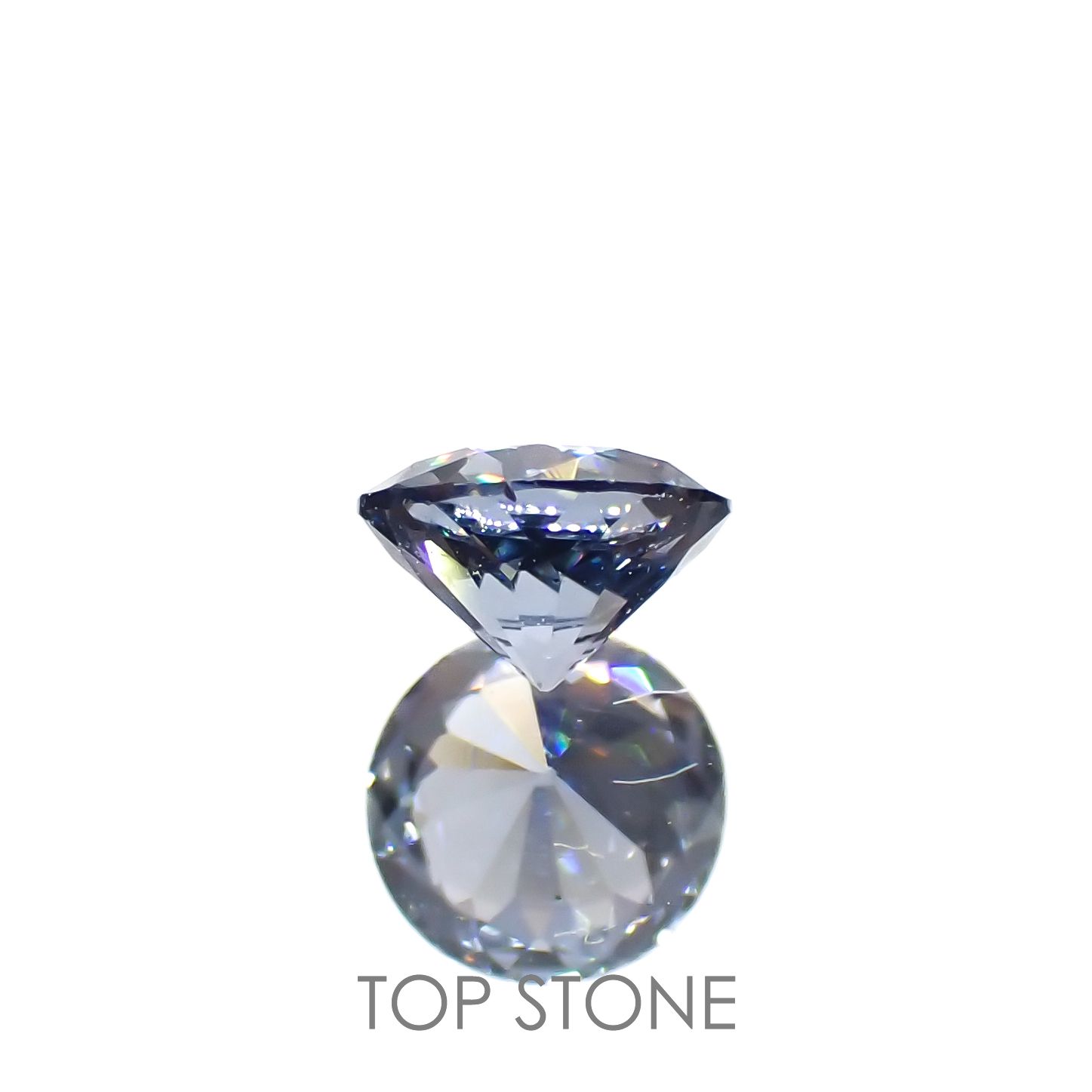 グレイッシュブルースピネル(宝石名スピネル)ビルマ/マダガスカル産 0.26ct 識別済[221219504]4x4mm前後