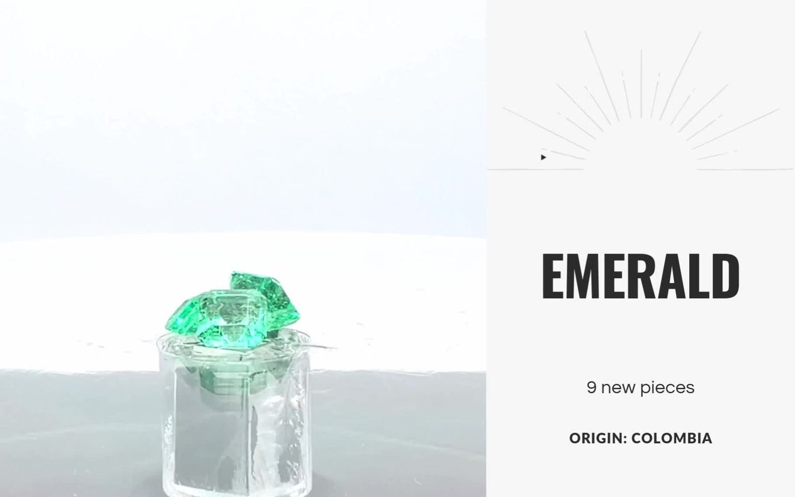 コロンビア産エメラルド