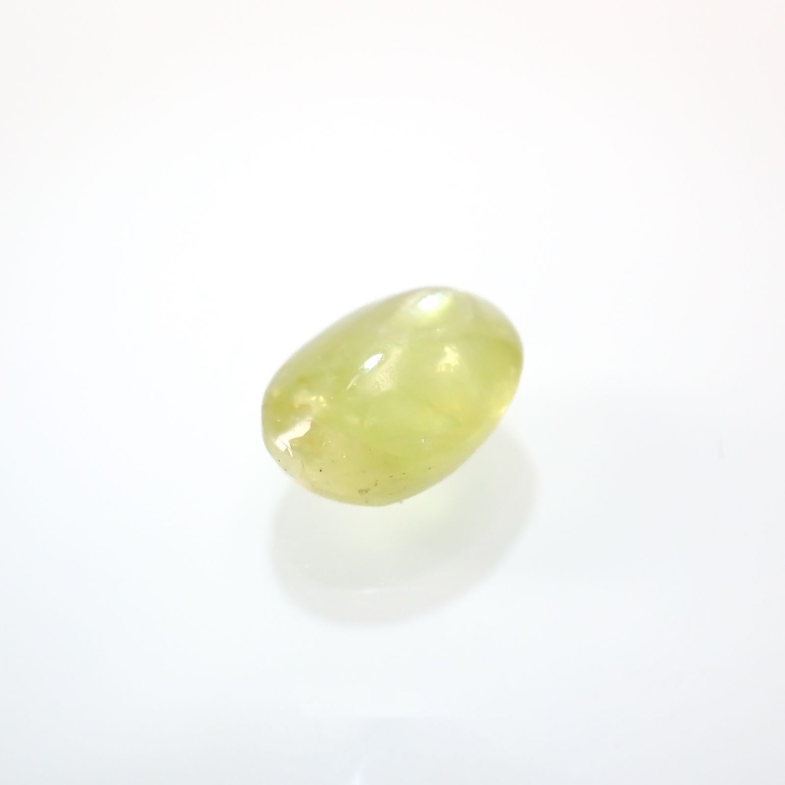 クリソベリルキャッツアイ スリランカ産 0.46ct[221018248]4.9x3.8mm前後