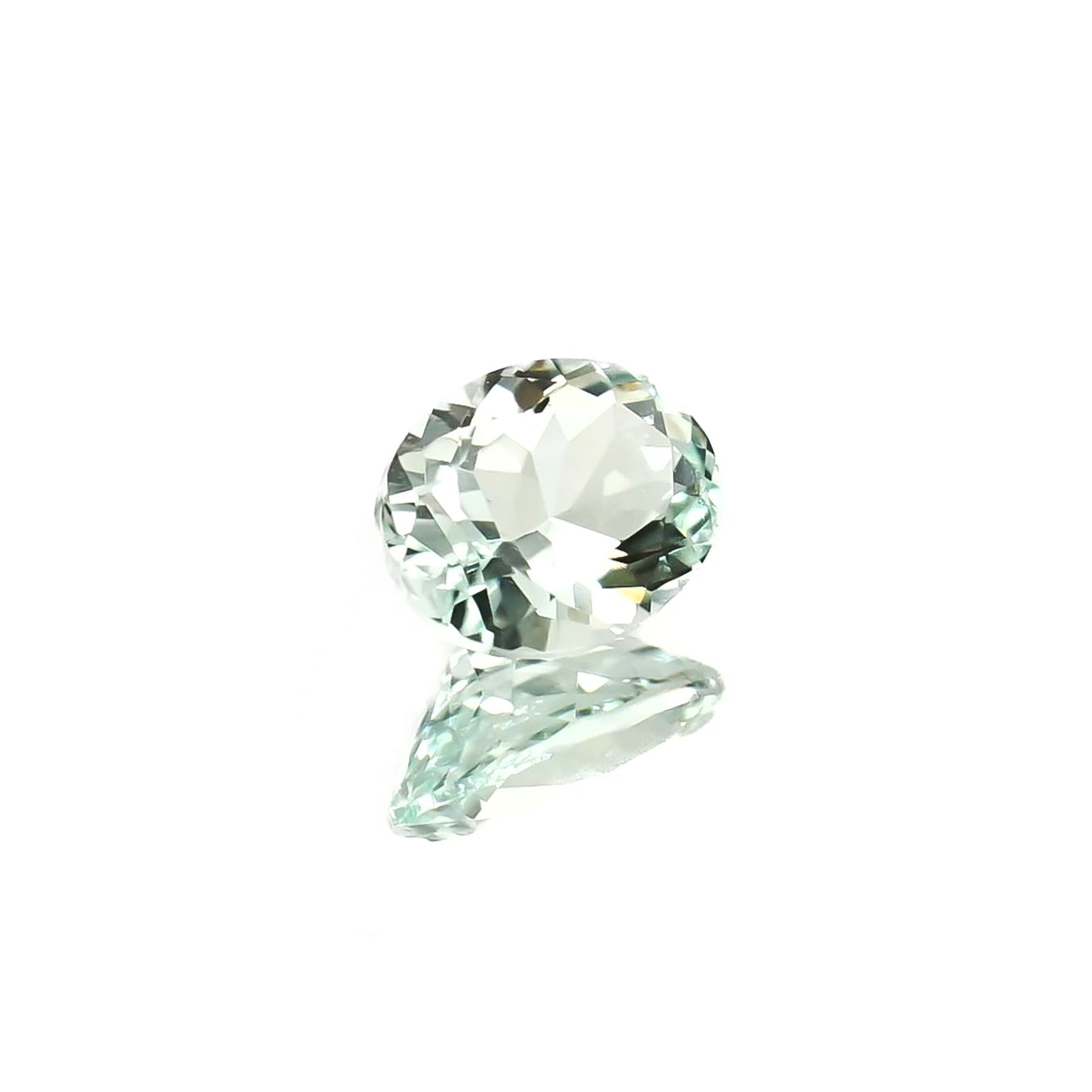 ミントベリル ブラジル産 0.60ct / 6.6x5mm前後 [230119948]