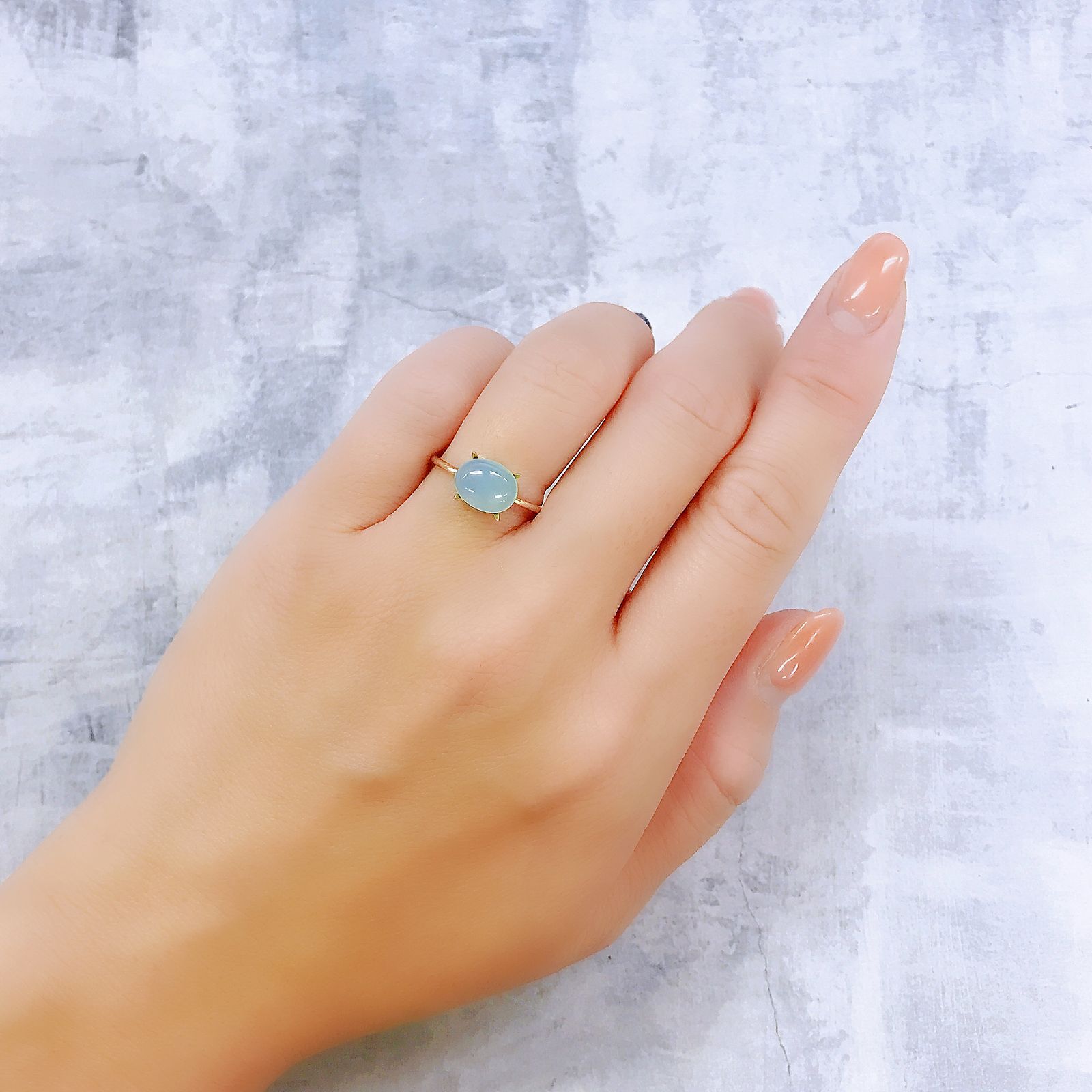 ブルーオパール ペルー産 1.36ct[220917841]9x7mm前後