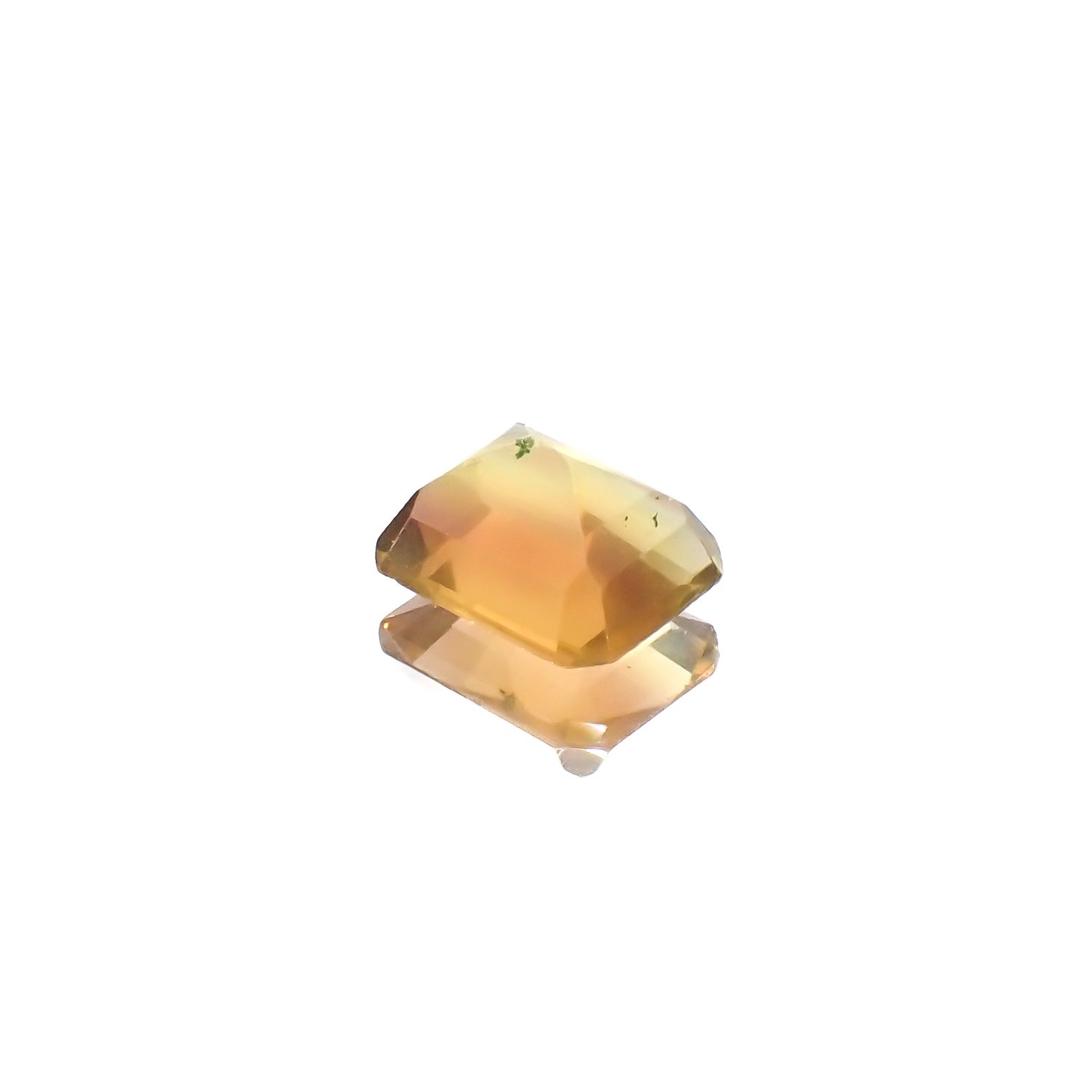 パーティカラーフローライト フルオレッセンス ブラジル産 3.46ct[240326909]9.8x7.9mm前後