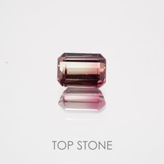 バイカラーサファイア(宝石名バイカラー・サファイア) タンザニア産 0.28ct 識別済[21069753]4×2.9mm前後