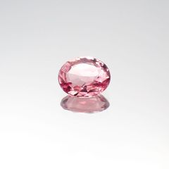 パパラチャサファイア(宝石名サファイア/別名パパラチャ・サファイア)スリランカ産 0.54ct GIA鑑付[230421631]5.62x4.66mm前後