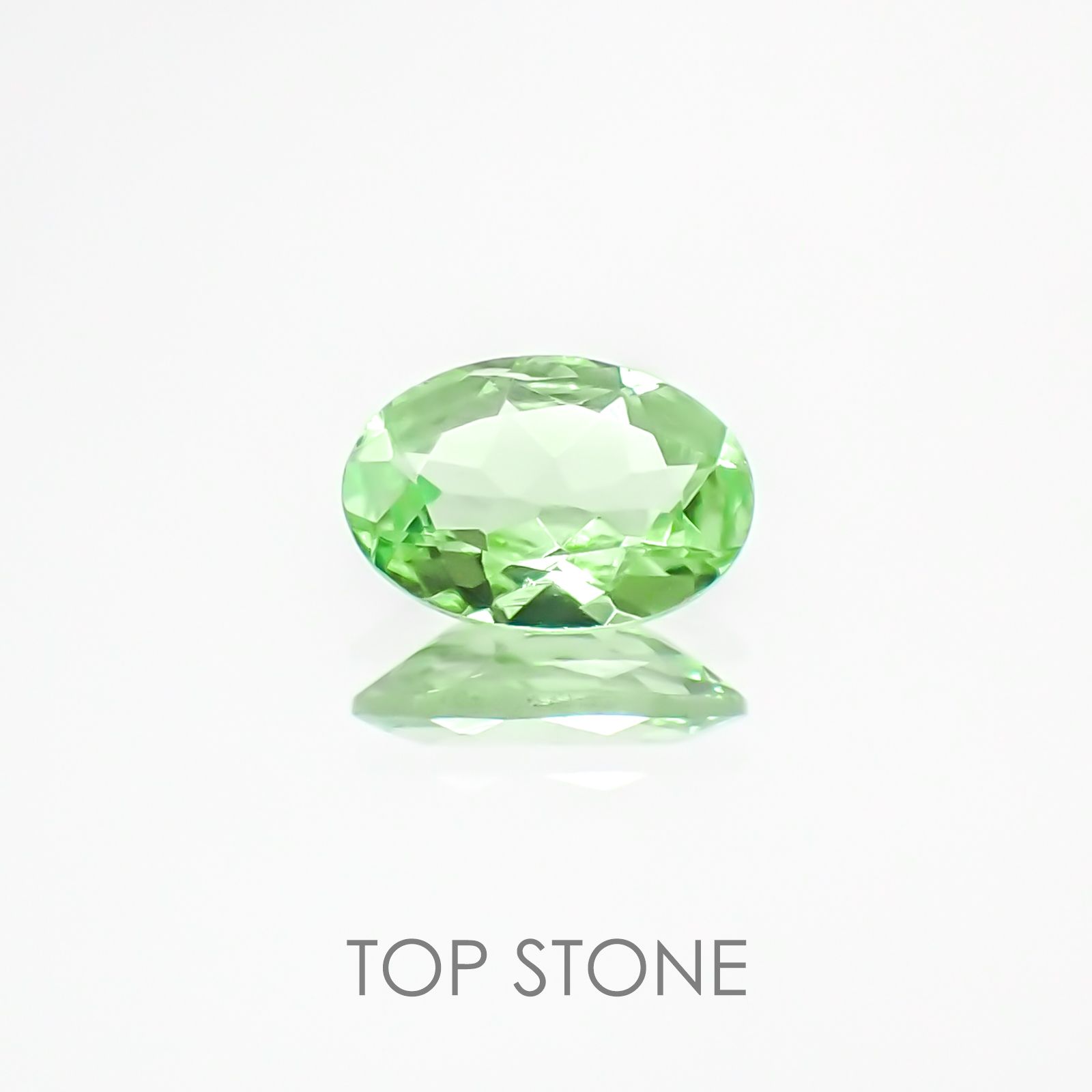 ミントガーネット タンザニア産 ルース 0.44ct[20127915]6.1×4.1mm前後