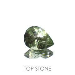 ルドウィジャイトインペリドット パキスタン産 1.56ct[221219516]8.9x6.6mm前後
