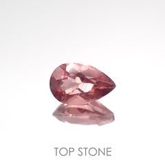 ピンクアパタイト(宝石名アパタイト) ブラジル産 1.05ct 識別済[210812463]8.2×5.3mm前後