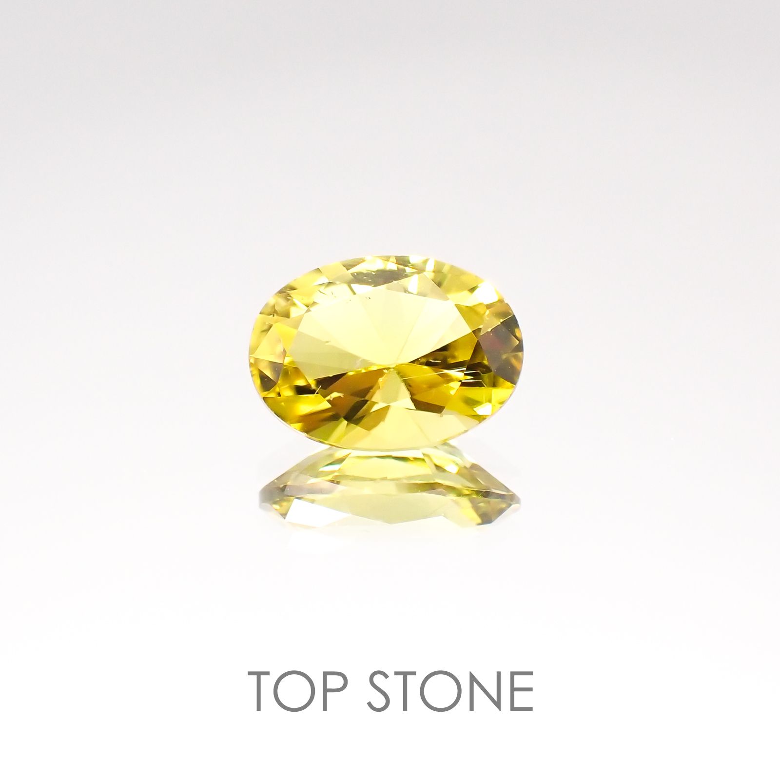 カナリートルマリン モザンビーク産 ルース 1.11ct[20117433]8.1×6mm前後