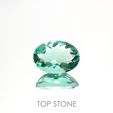 フローライト フルオレッセンス(宝石名フルオライト)イギリス・ロジャリー鉱山産 2.12ct 識別済[211113775]9.6x6.9mm前後