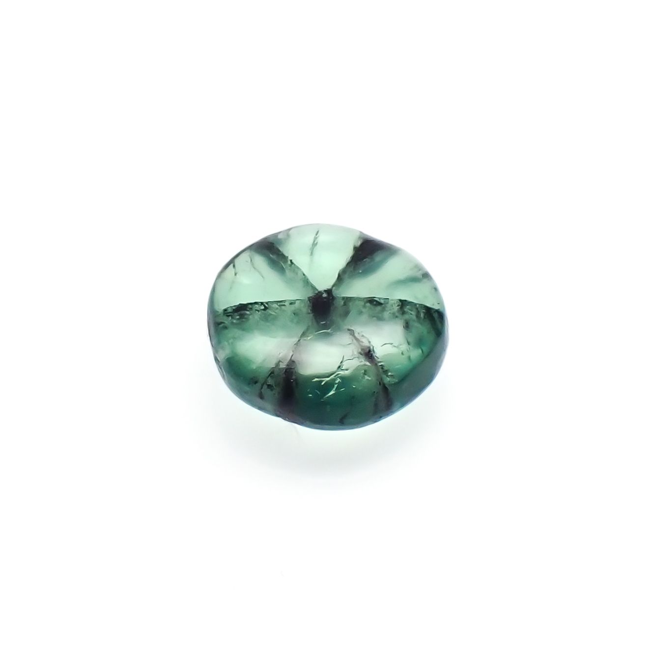 トラピッチェエメラルド コロンビア産 0.64ct[230722968]5.8x5.7mm前後