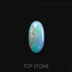 ブラックオパール(宝石名ブラック・オパール)オーストラリア産 1.654ct ソ付[220717015]12.8x6.3mm前後