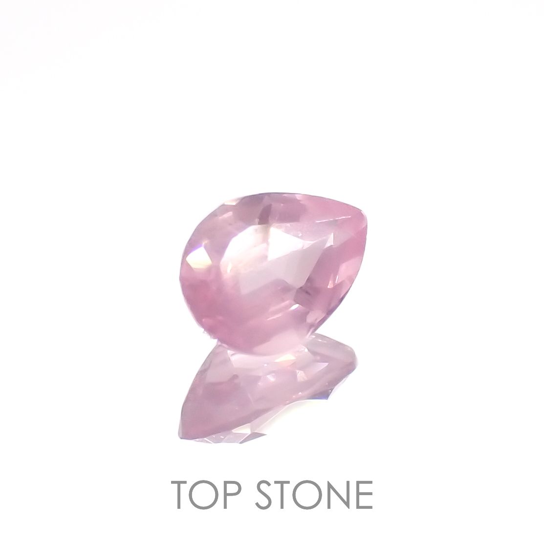 シルキーピンクスピネル(宝石名ピンク・スピネル)タンザニア産 0.26ct 識別済[230120248]4.8x3.4mm前後