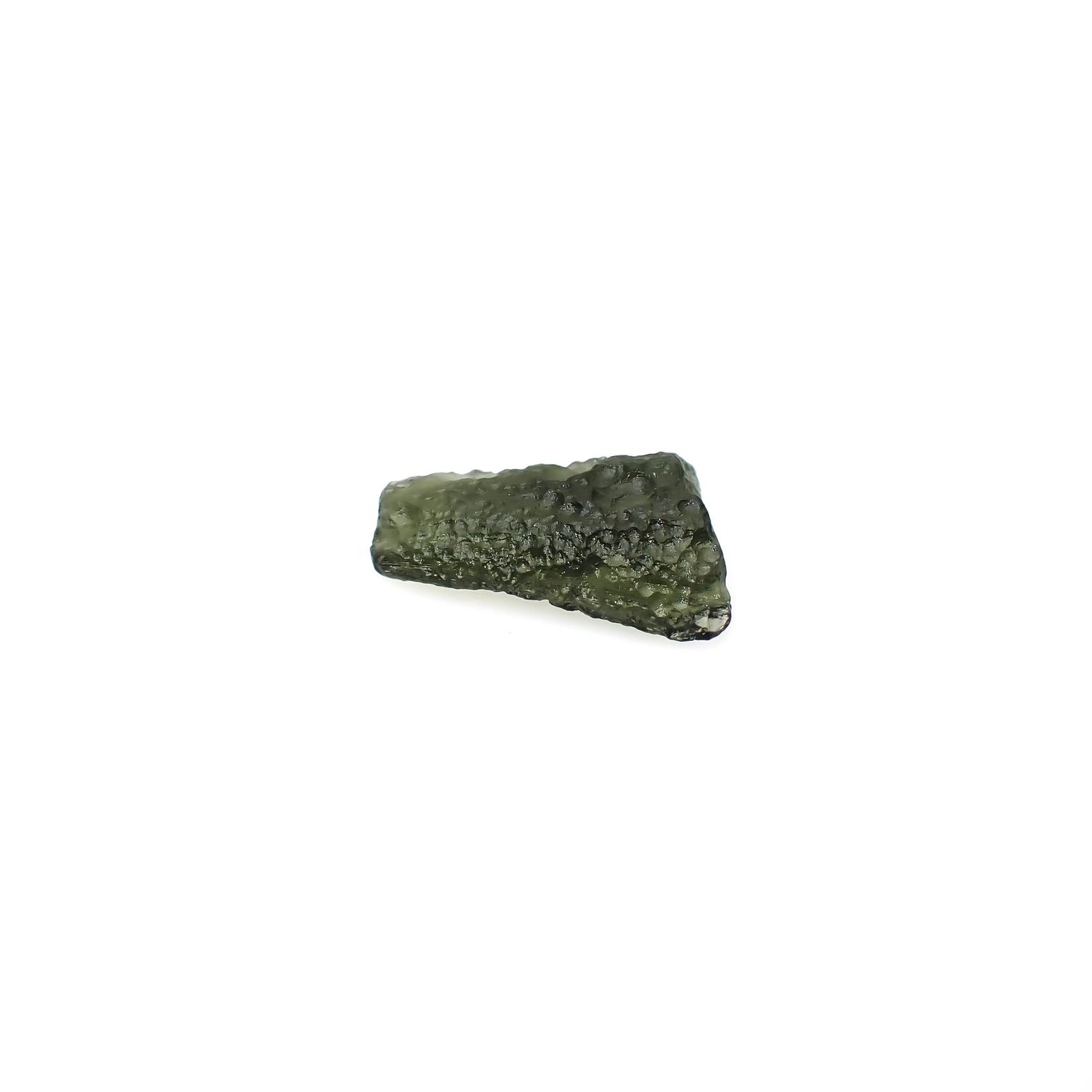 モルダバイト 原石 発見地：旧チェコスロバキア 5.77ct [241029291]18.1x13.8mm前後