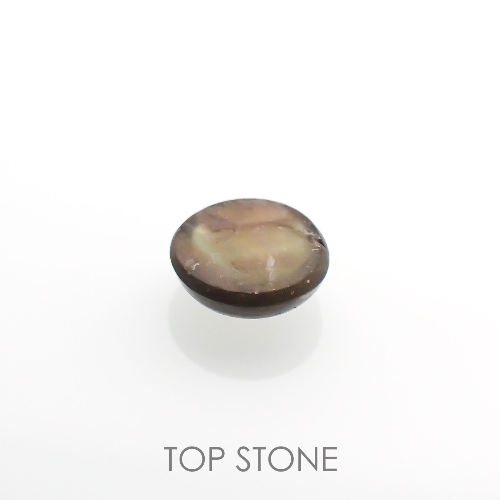 ゴールドシーンサファイア(宝石名シーン・サファイア)ケニア産 0.41ct 識別済[220616219]4.5x4.5mm前後
