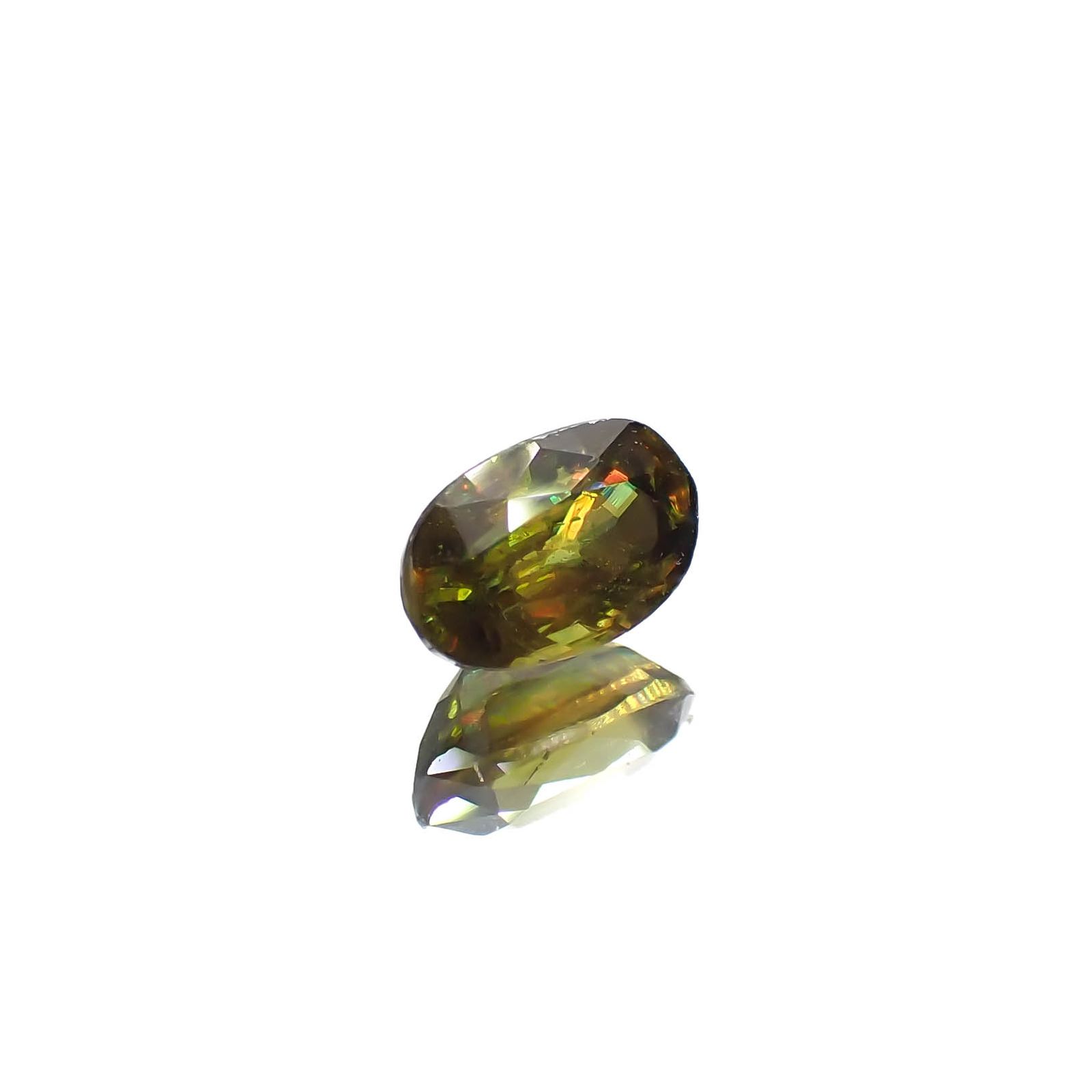カラーチェンジスフェーン パキスタン産 0.47ct[231224739]5.7x3.5mm前後