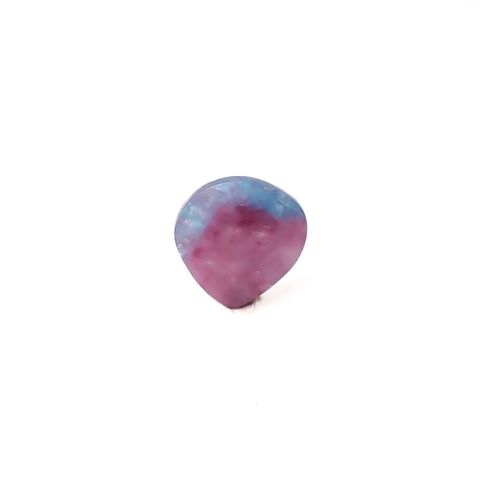 ◇リバーシブル◇バイカラーパライバトルマリン ブラジル・バターリャ鉱山産 3.74ct [241129449]12.8x12.3mm前後