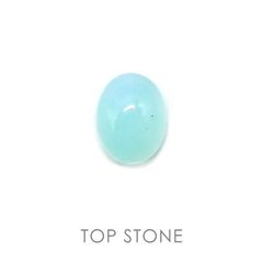 ブルーオパール ペルー産 ルース 1.06ct[20084729]8.1×6.2mm前後