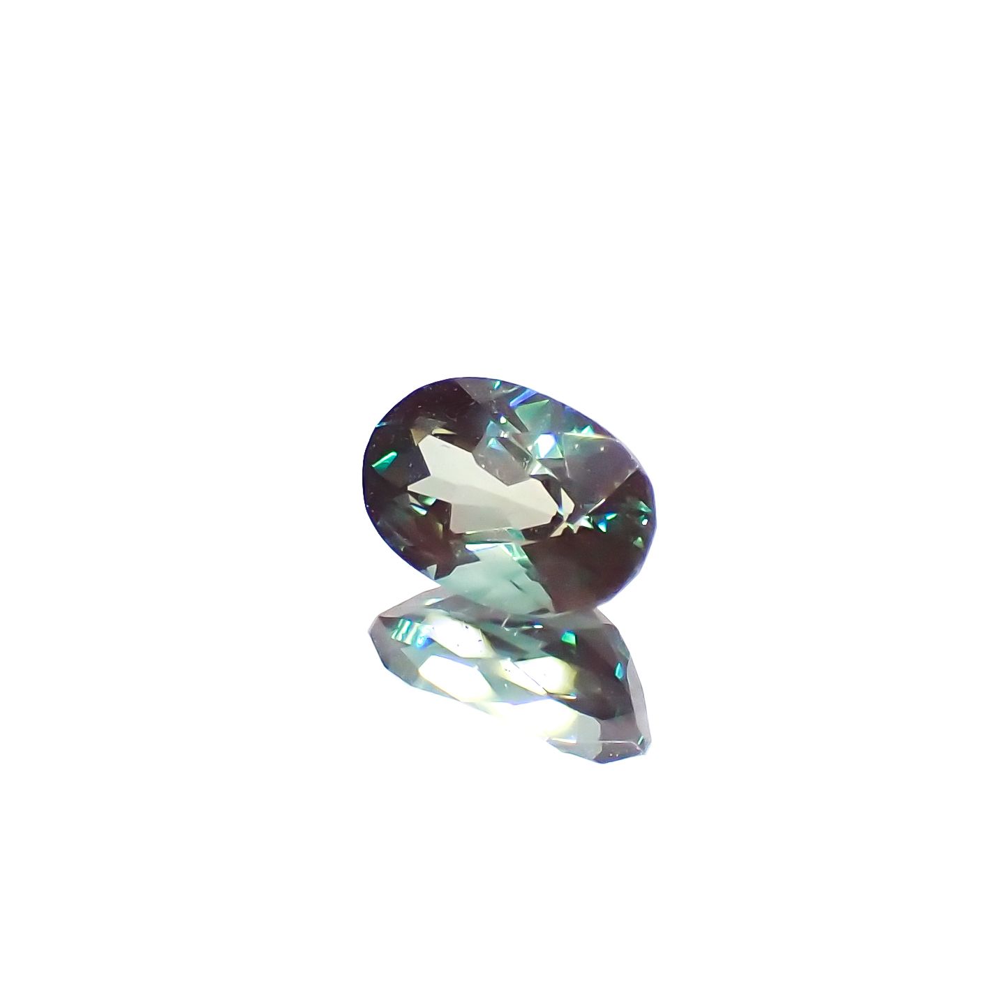 カラーチェンジアンデシン モンゴル産 0.41ct[240226321]5.9x3.9mm前後