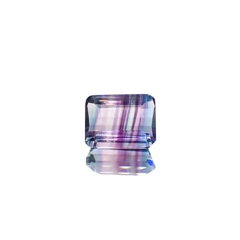 パーティカラーフローライト フルオレッセンス ブラジル産 2.91ct[240828641]8.9x7mm前後