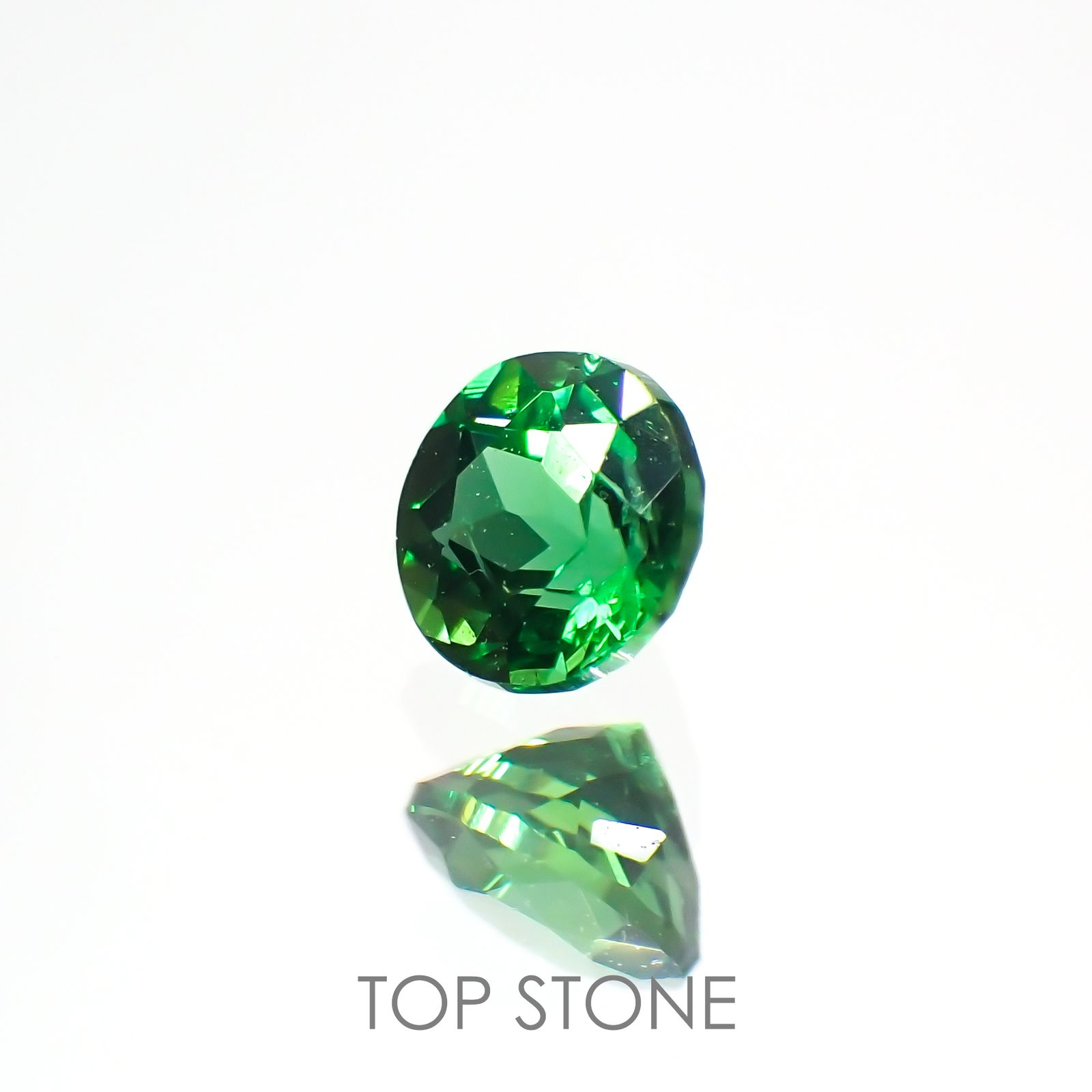 クロムトルマリン タンザニア産 0.22ct[220114162]3.6x3.6mm前後
