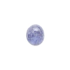 デュモルチェライトインクォーツ ブラジル産 1.97ct[230320894]7.6x6.6mm前後