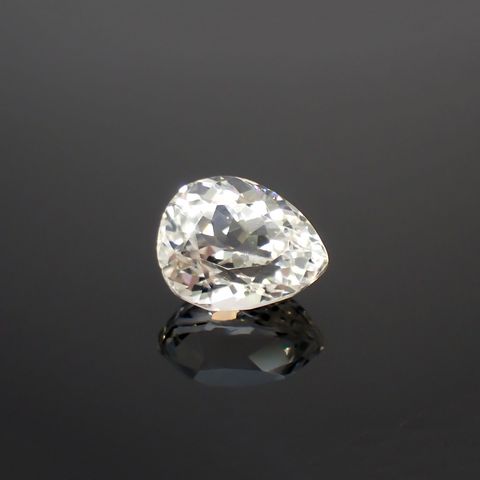 イエロースポジュミン(宝石名スポジュミン)アフガニスタン産 4.59ct 識別済[251113702]11x8.8mm前後