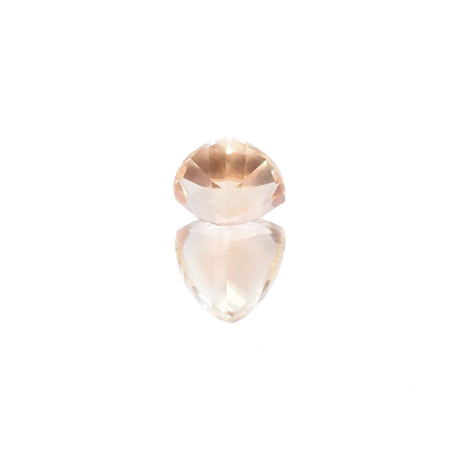 オレゴンサンストーン(宝石名ラブラドライト・サンストーン) アメリカ・オレゴン州産 1.696ct ソ付(彩珠)[210510534]7.9×7.9mm前後