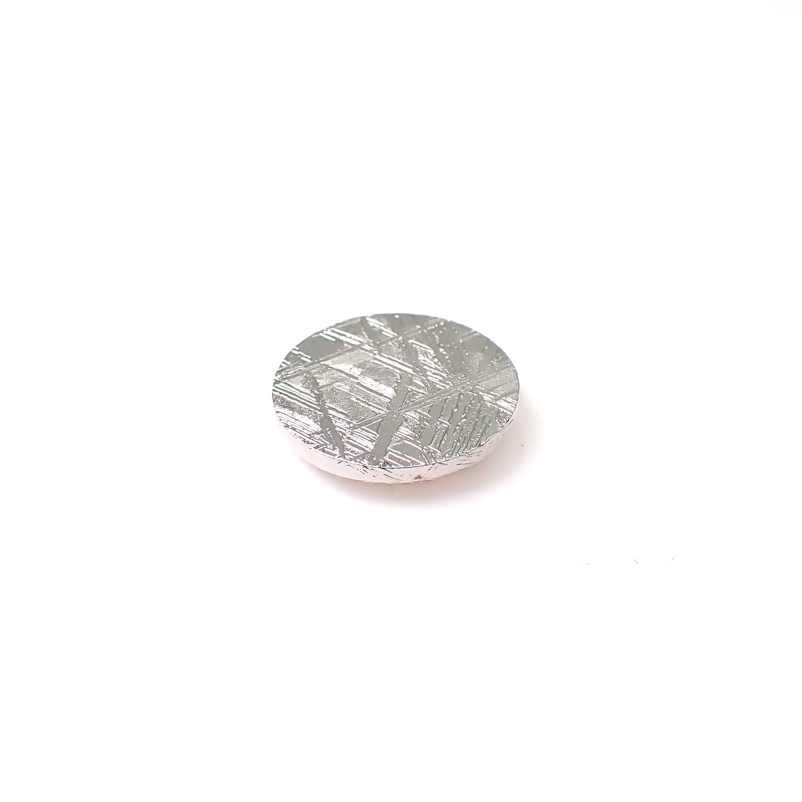 ムオニナルスタ隕石 発見地:スウェーデン 17.85ct[240125749]15.4x15.4mm前後