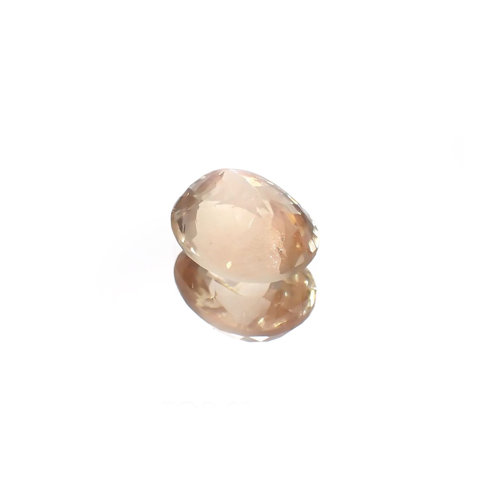オレゴンサンストーン(宝石名ラブラドライト)アメリカ・オレゴン州産 識別済 2.71ct / 10x8mm前後 [220114661]