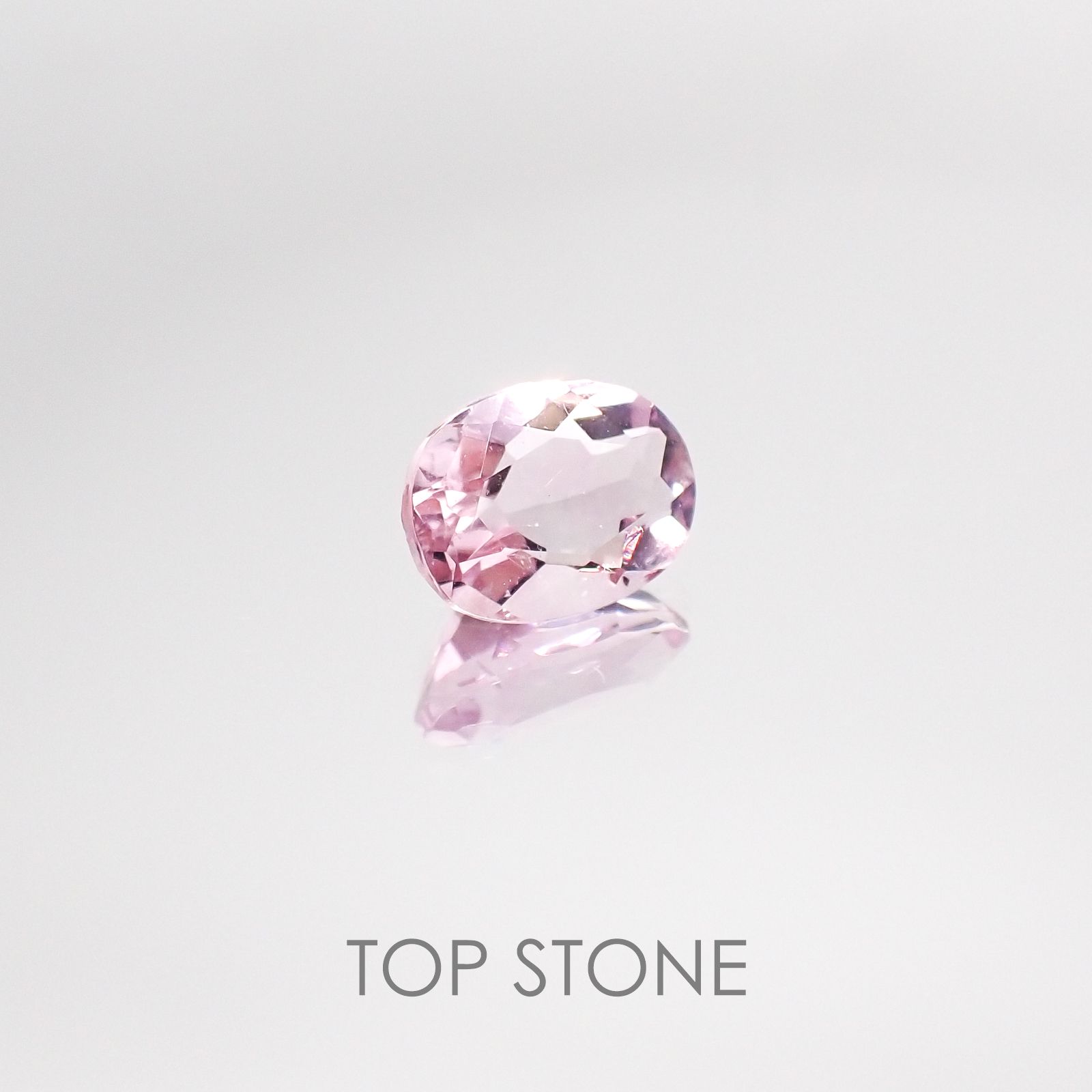 ピンクフローライト ブラジル産 ルース 1.4ct[20084744]8×6.1mm前後