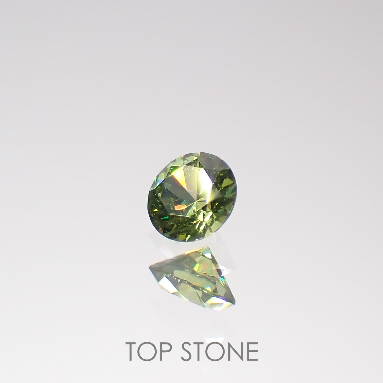 デマントイドガーネット(宝石名デマントイド・ガーネット)ロシア産 0.20ct 識別済[220616529]3.6x3.6mm前後