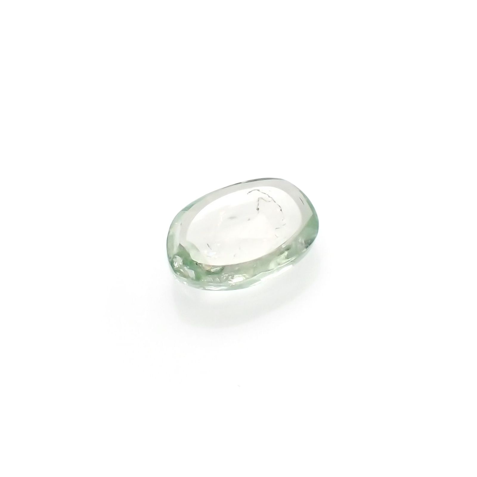 ◇ローズカット◇バナジウムコーネルピン(宝石名コーネルピン)タンザニア・タンガ州産 識別済 1.01ct / 7.7x5.1mm前後 [220115548]