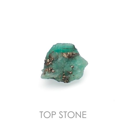 エメラルド原石 コロンビア産 5.88ct[221219657]13.9x12.2mm前後