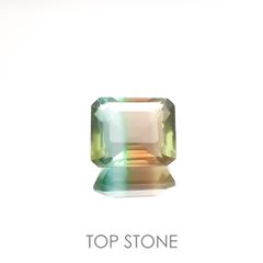 バイカラーフローライト ブラジル産 6.91ct[220917629]11.7x9.9mm前後