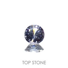 グレイッシュブルースピネル(宝石名スピネル)ビルマ/マダガスカル産 0.44ct 識別済[220716963]4.7x4.6mm前後