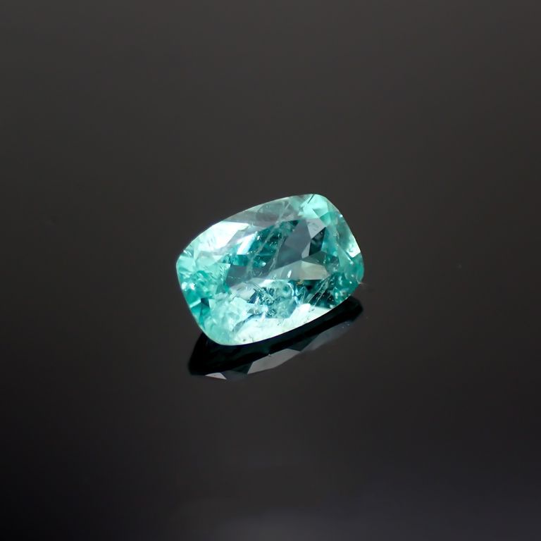 パライバトルマリン(宝石名トルマリン/別名パライバ・トルマリン)ブラジル産 0.487ct ソ付(宝貴協)[221018780]6x4mm前後
